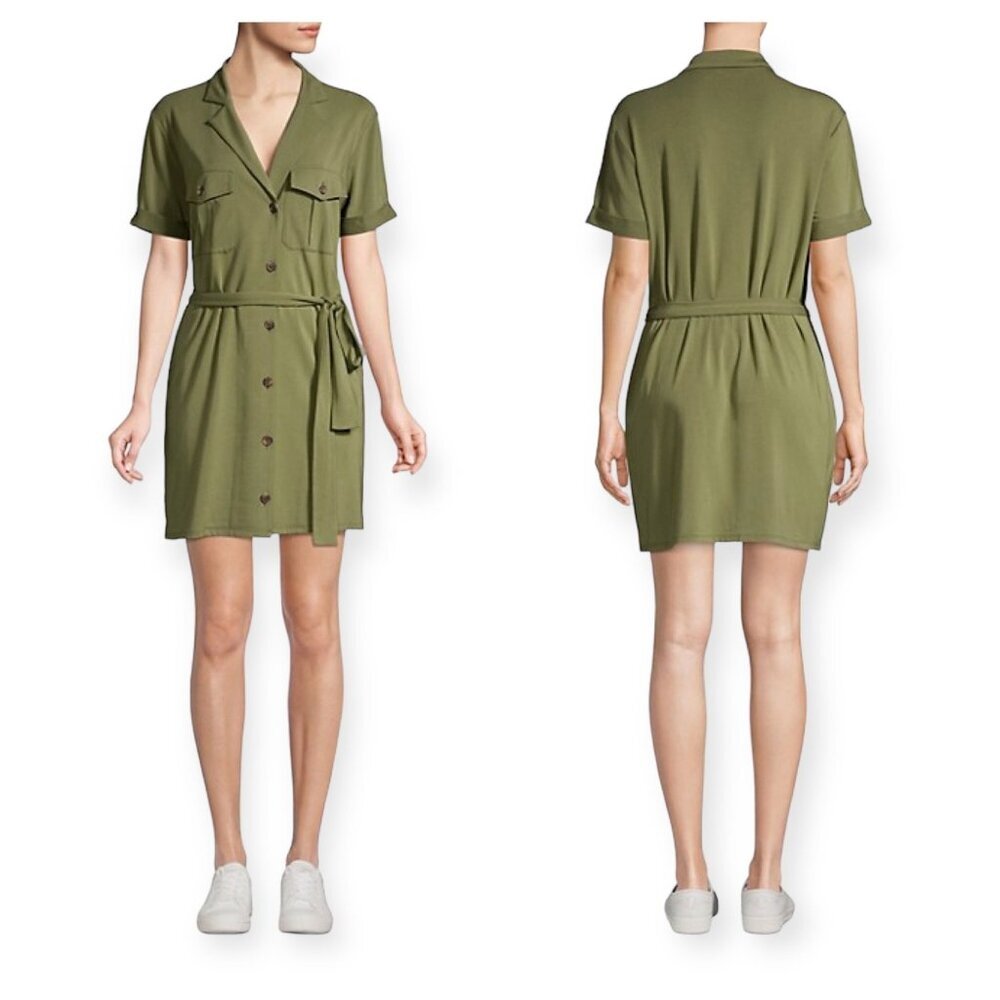 Joie Jadallah moss green ponte dress, size XS, NWT, SALE-LIMITED TIME